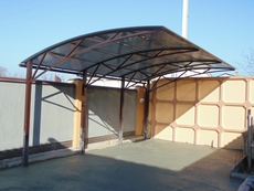 Авто навесы, навесы из поликарбоната