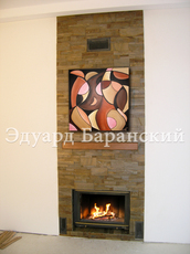 Монтаж каминной топки Laudel