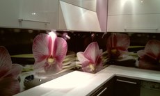 Скинали, стеклянные панели с экологически чистой ФЛ.