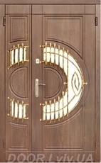 Двері вхідні подвійні ковка Львів