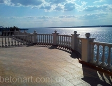 Балюстрады из декоративного бетона