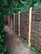 Ищем покупателей на плетеный забор из лозы