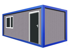 Бытовка на металлическом каркасе