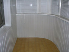 Обшивка балкона. Балкон под ключ.