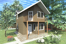 Дача из сип панелей