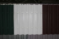 Штакетник металлический белый