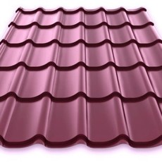 Металлочерепица РЕ-0,45 мм, с доставкой по Украине