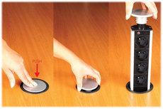 Выдвижной розеточный блок d. Point.