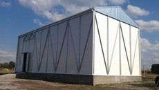 Склад-холодильник на 2 камеры 8мх20м х 6м (высота в коньке7,