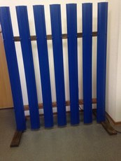 Штакетник металлический для забора.