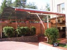 Изготовление навесов, козырьков, входных групп из нержавеюще