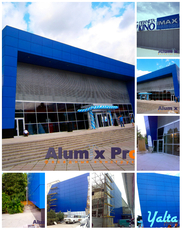 Навесные вентилируемые фасады, светопрозрачные конструкции