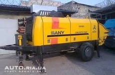 Аренда стационарного бетононасоса SANY HBT60