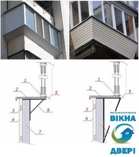 Балкон в г. Киеве - остеклить, утеплить "под ключ"