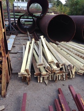 Продам профильную трубу 80х60 бу