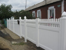 Новый. Надежный. Красивый Забор из ПВХ!