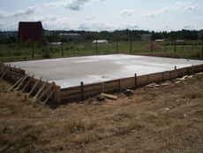 Бетонные работы-фундамент