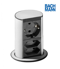 Выдвижной блок розеток Bachmann Elevator 220 (Schuko) + 2x22