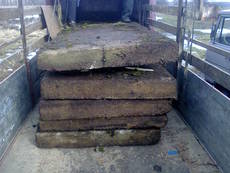 Продам плиты дорожные 3х1,2 б/у