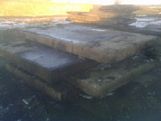 Плиты дорожные 3х1,5 б/у