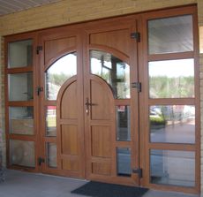 Двери входные пластиковые