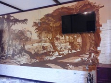 Роспись стен в интерьере