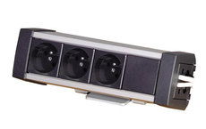 Накладной блок розеток Simon Ofiblock Plus 3х220В 