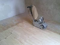 Шлифовка, циклёвка паркета.