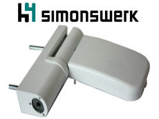 Петля дверная Simonswerk Siku 3035 белая, серебро  (Германия