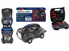 Набор инструментов с фонарем KomfortMax (33 предмета)