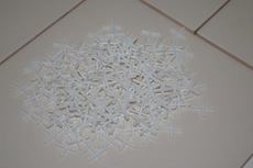 Дистанционный крестик для керамической клинкерной фасадной.