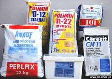 Сыпучие строительные смеси