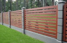 Красивый и качественный забор для котеджей, частных домов.