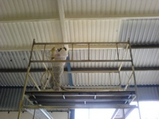 Напыление пенополиуретаном