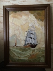 Картины из мрамора