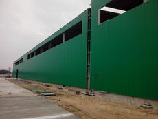 Монтаж профнастила