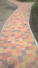 Укладка плитки тротуарной