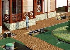 Водоотводные лотки на Левом берегу