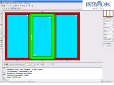 Окно "КВЕ Элит-Оптима" 3 створчатое