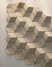 Наборные декоративные фигурные стеновые панели