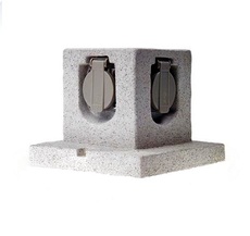 Садовый столбик с электророзетками Профидек