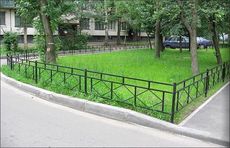 Металлические ограждения. Газонные ограждения.