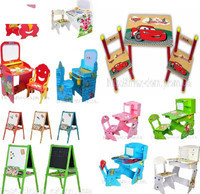 Детские кровати, столики, парты, мольберты, стульчик для кор