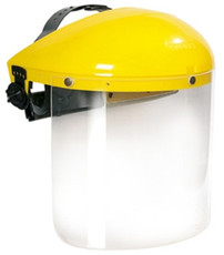 Щиток защитный лицевой НБТ1 Визион (толщина 3 мм) красный на