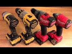 Бесколлекторные шуруповеры Milwaukee, DeWalt.