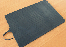 Нагреватель-коврик «Теплые ноги» резиновый для обогрева ног.