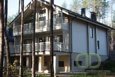 Деревянные дома из клееного бруса.