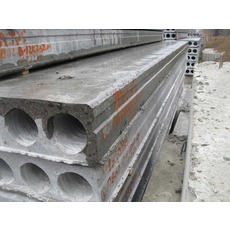 Плиты перекрытия бетонные пустотные (до 13,5 м).