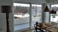 Теплые раздвижные алюминиевые системы