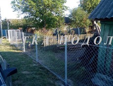 Забор сетка рабица